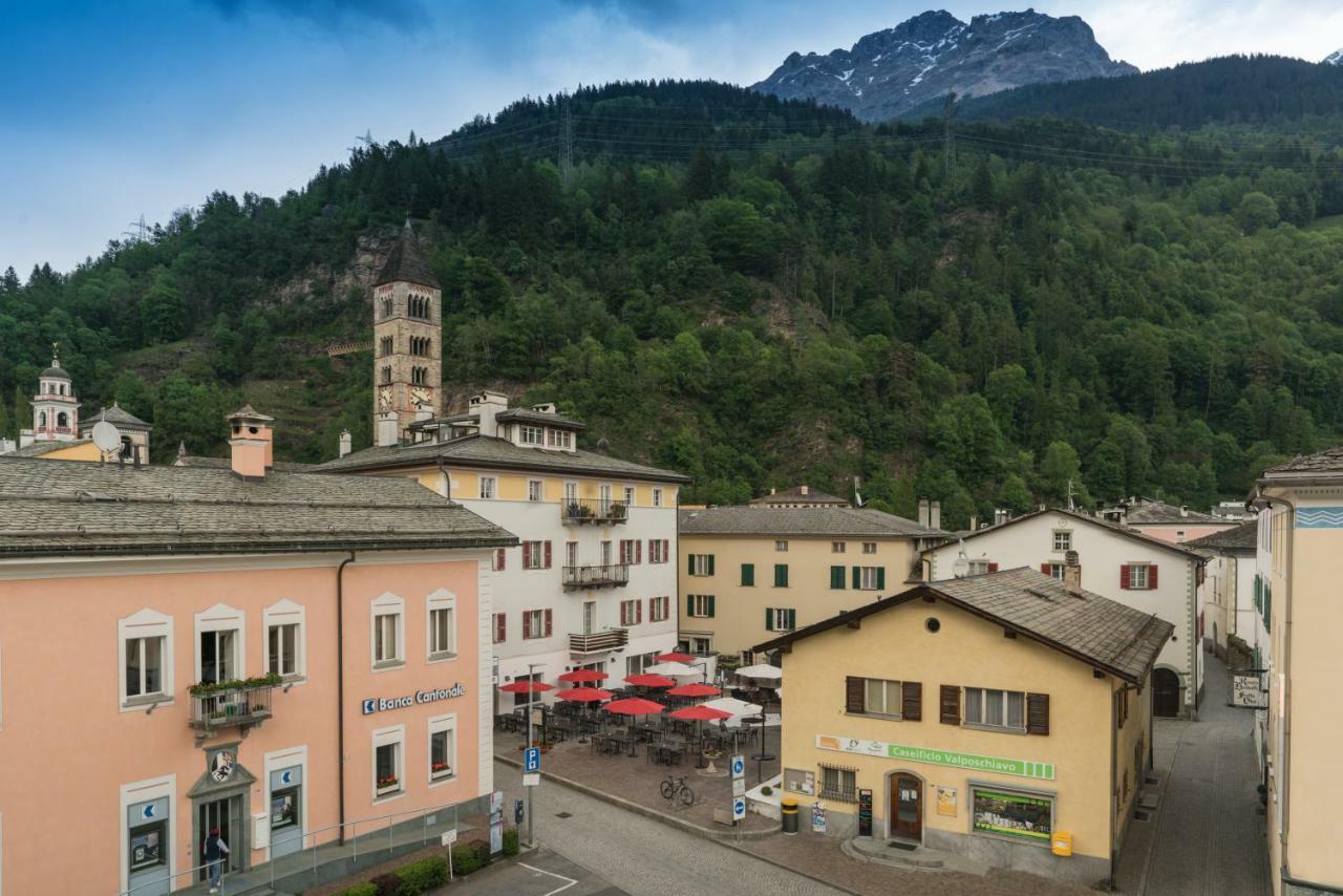 Poschiavo Suisse Hotel & Traditional Fondue Stube Bagian luar foto